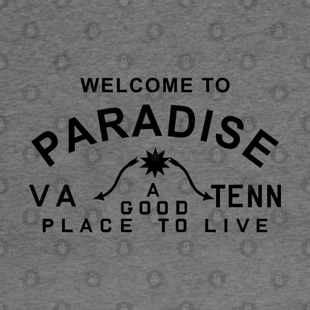 Paradise CVB black text by Old Gods of Appalachia